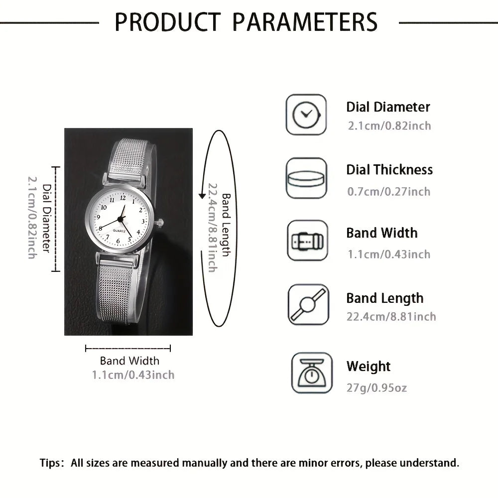 Dial Quartz Wristwatch