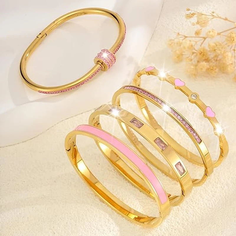 Roselle Pink Bracelet