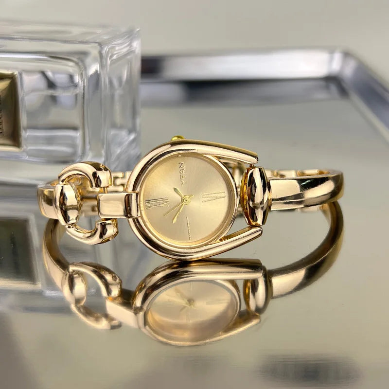 Retro Button Quartz Watch