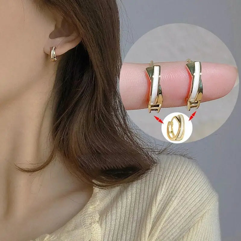 925 Silver Crystal Heart Drop Earrings