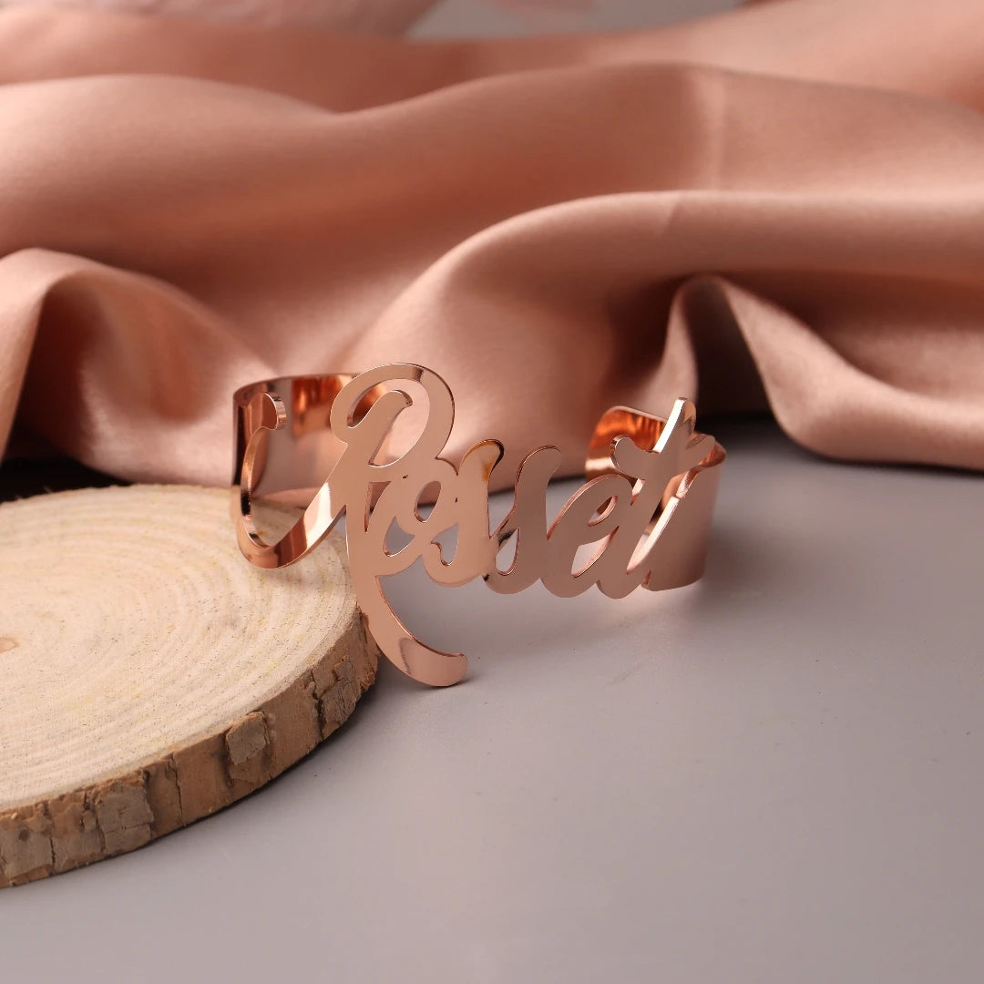 Custom Charm Name Bangle