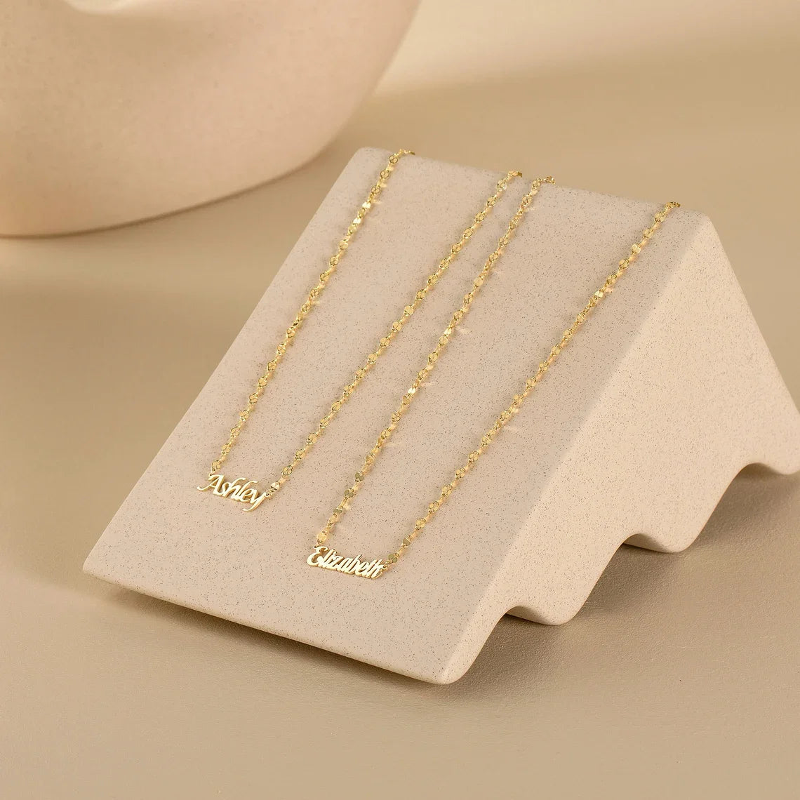 Custom Name Lip Chain Necklace