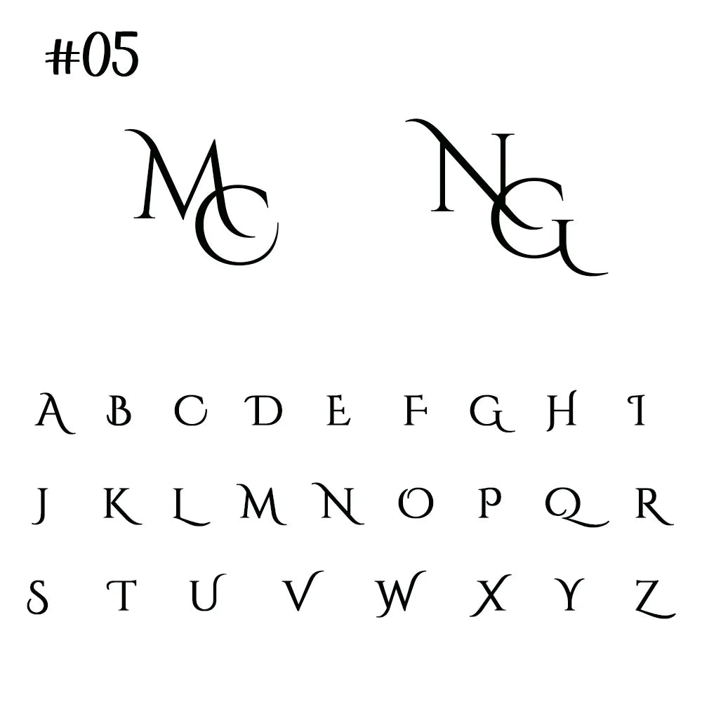 Cora Custom InItial Cufflinks
