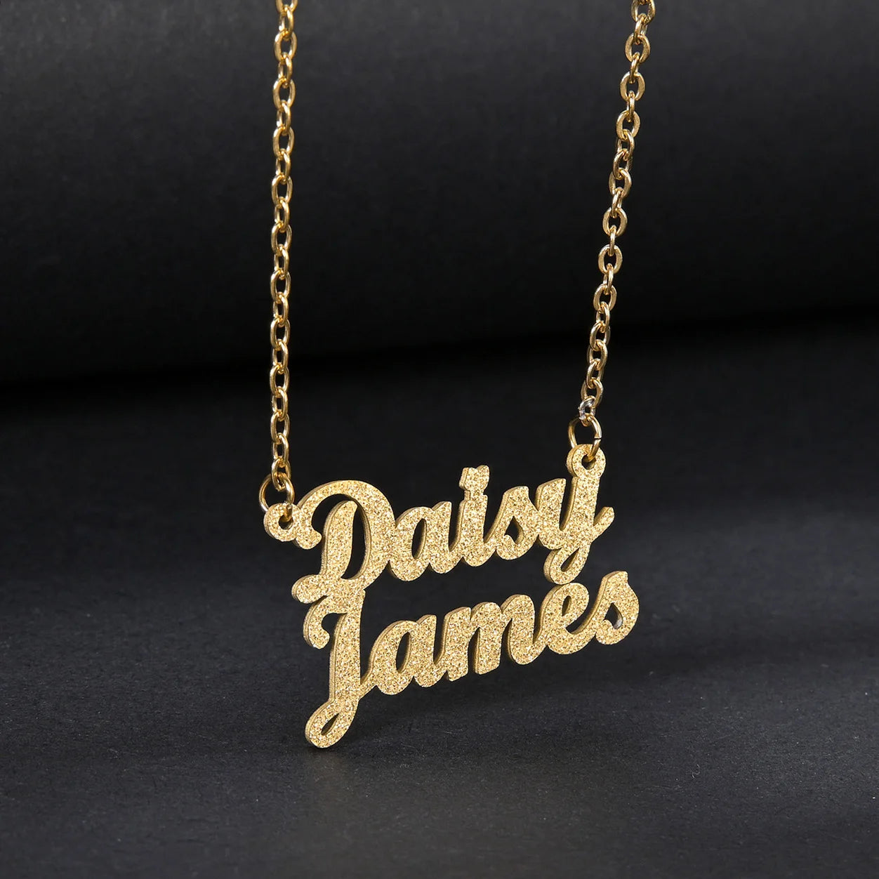 Euphoria Custom 2 Names Pendant Necklace