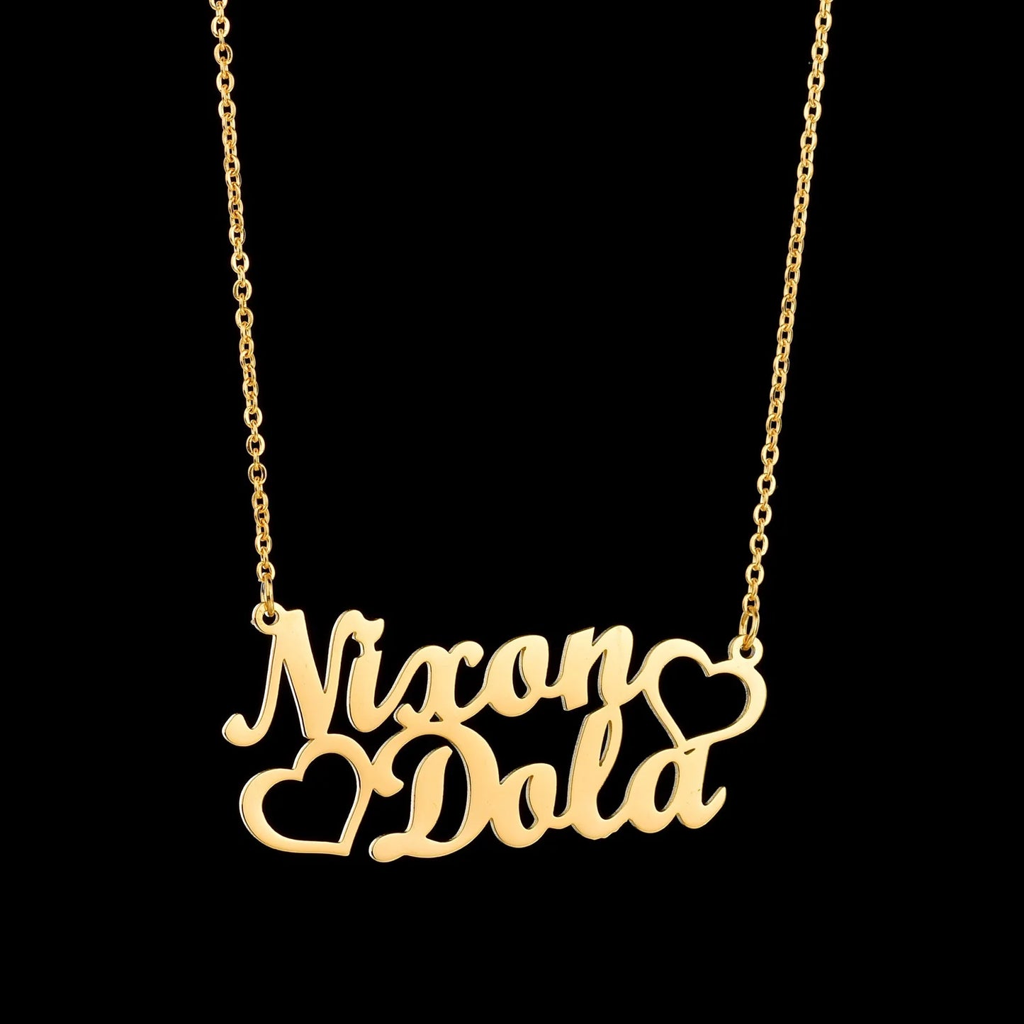 Euphoria Custom 2 Names Pendant Necklace