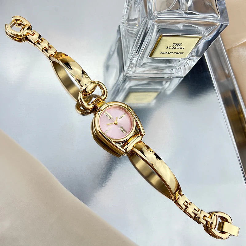 Retro Button Quartz Watch