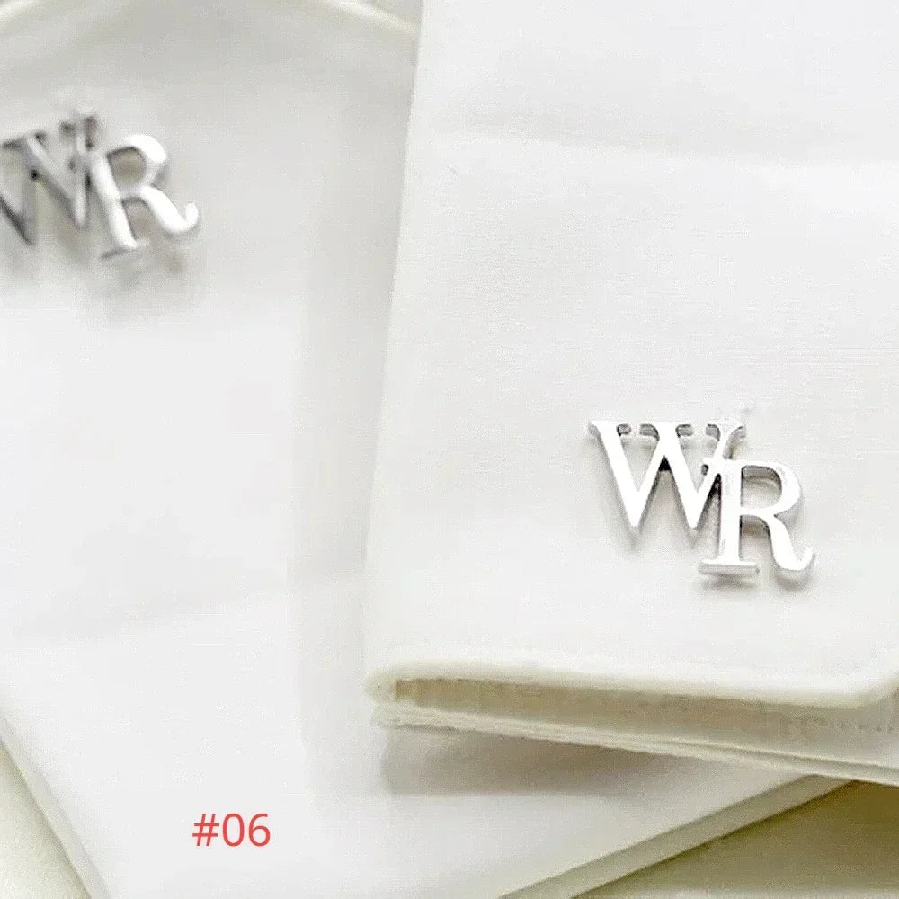 Cora Custom InItial Cufflinks