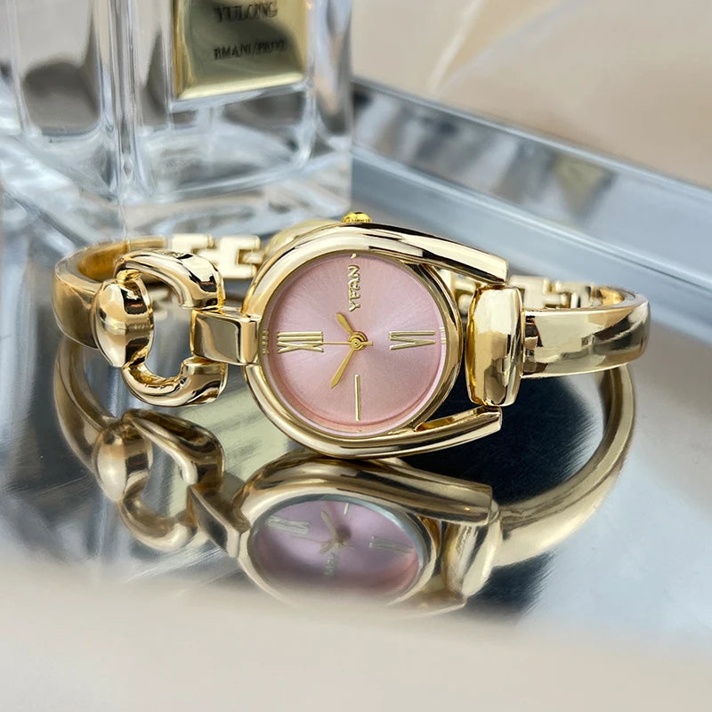 Retro Button Quartz Watch
