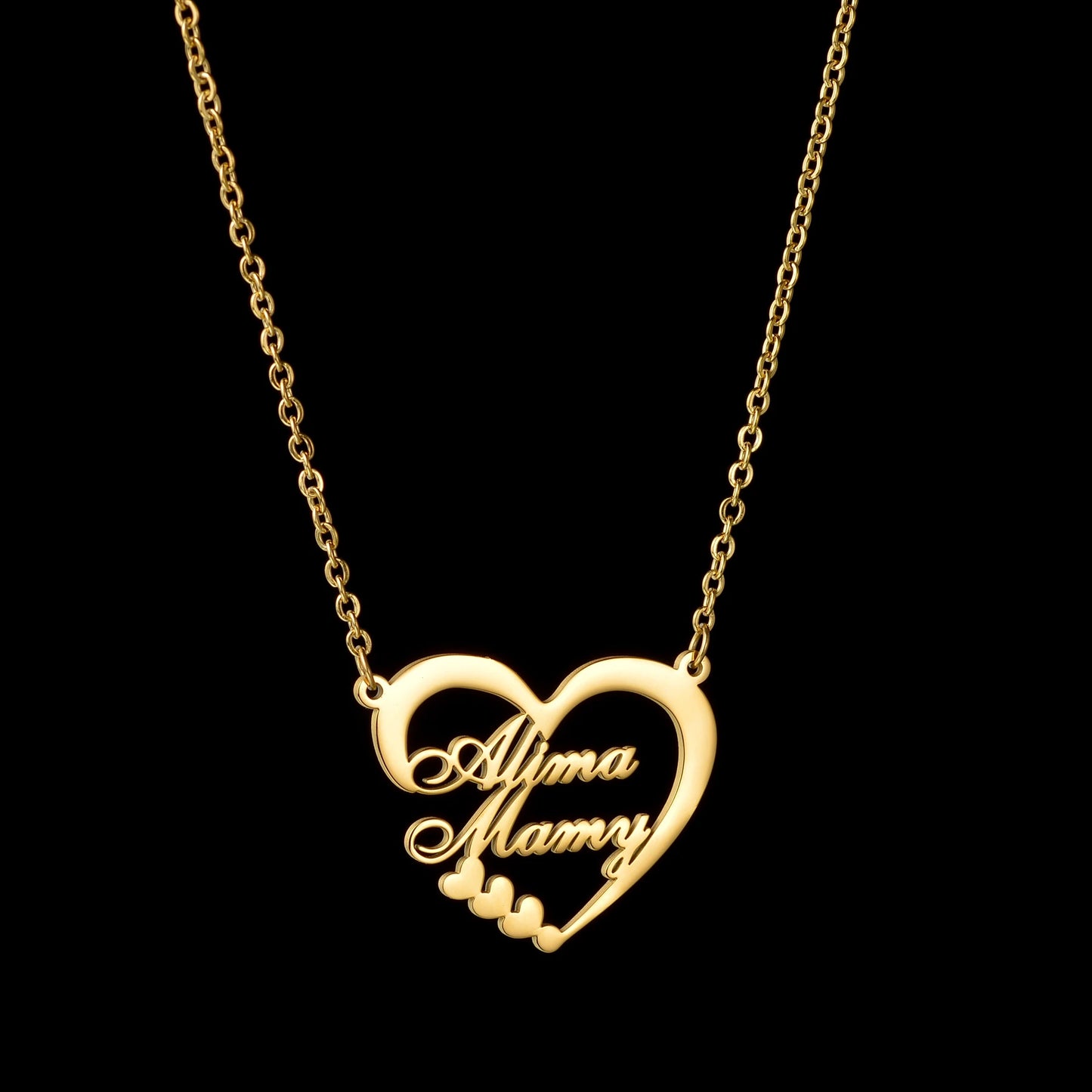 Euphoria Custom 2 Names Pendant Necklace