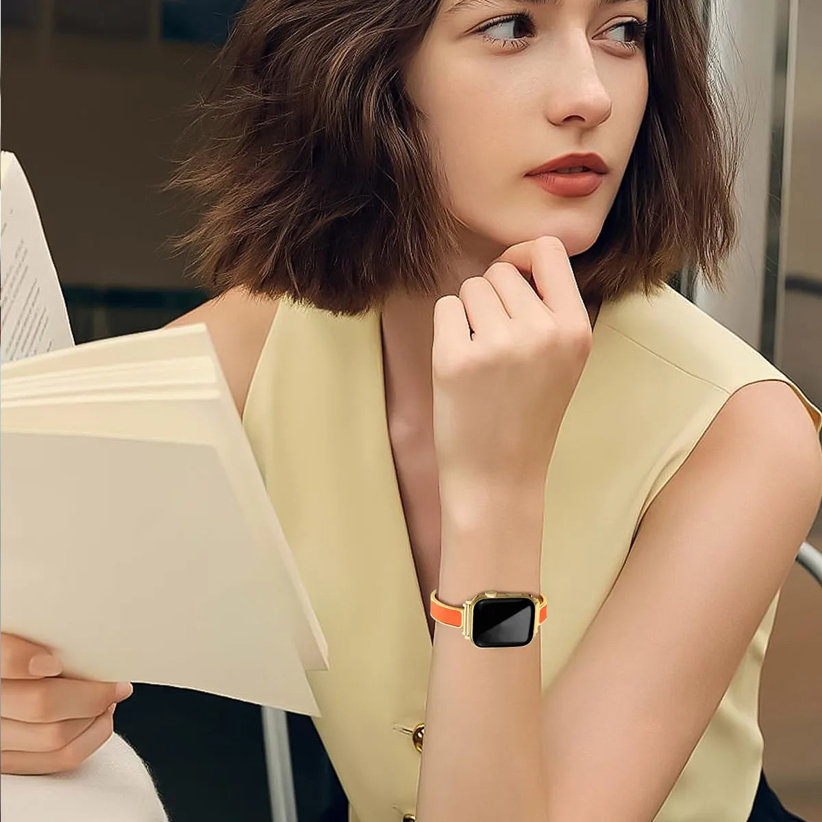 Classic & Modern Blend Apple Watch Bracelet Strap