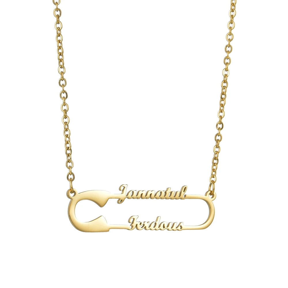 Euphoria Custom 2 Names Pendant Necklace