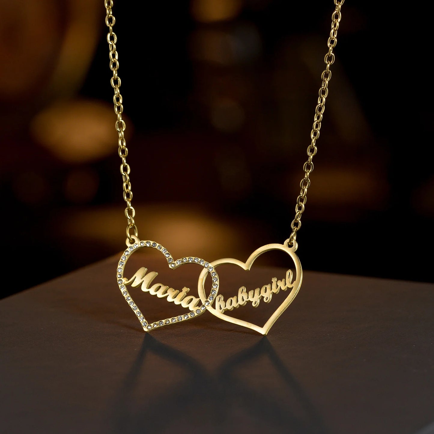 Euphoria Custom 2 Names Pendant Necklace