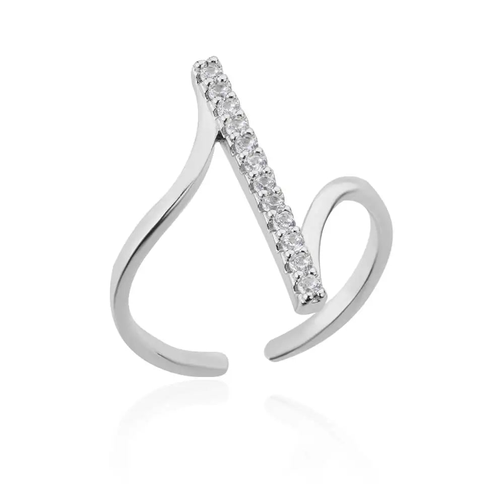 Zircon Geometric Open Rings