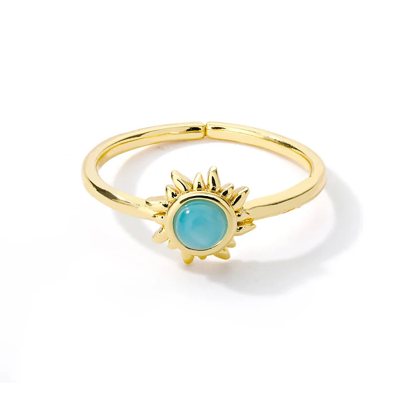 316L Gold Tone Statement Rings