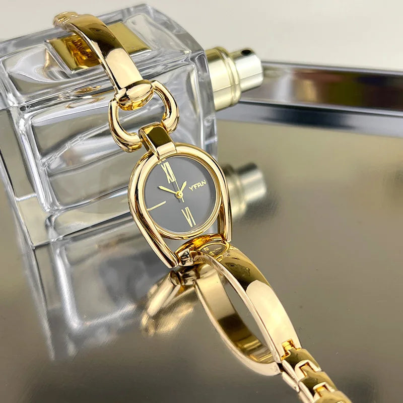 Retro Button Quartz Watch