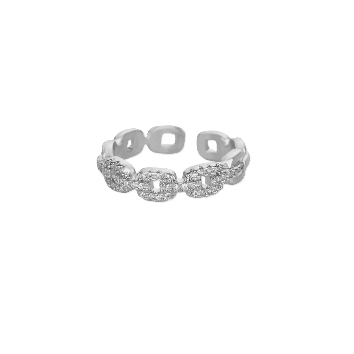 Zircon Geometric Open Rings