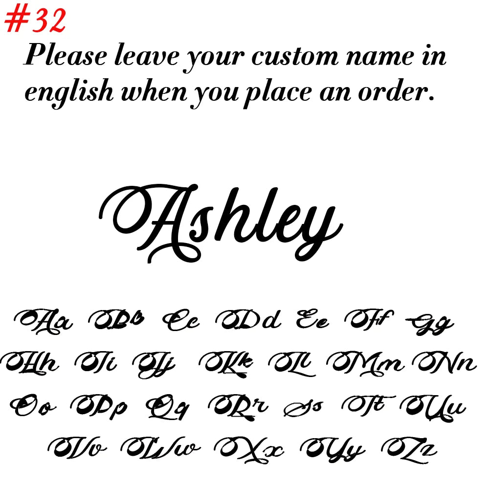 Custom Name Lip Chain Necklace