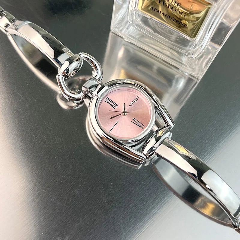 Retro Button Quartz Watch