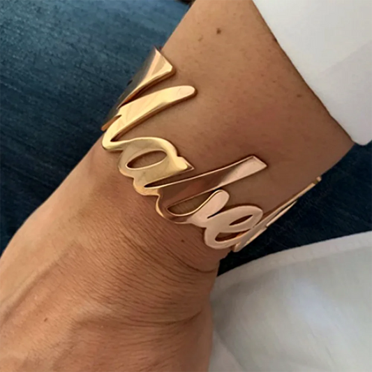 Custom Charm Name Bangle