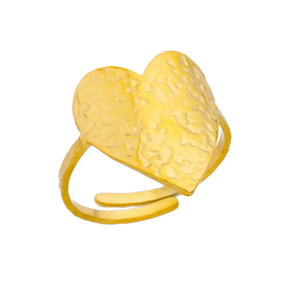 316L Gold Tone Statement Rings