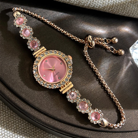Crystal Dial Bracelet Watch