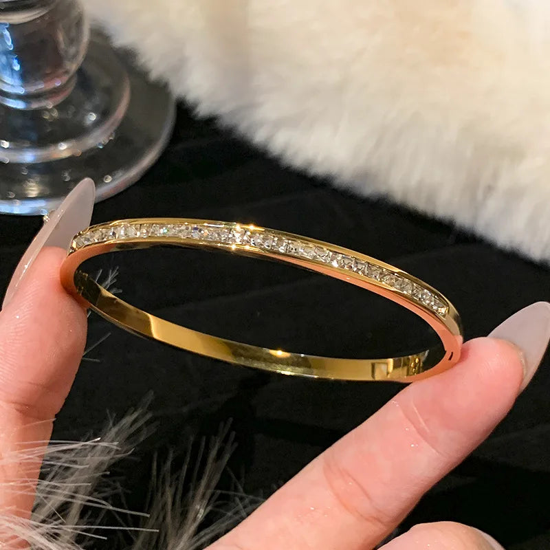 LuxeLine Titanium Bangle