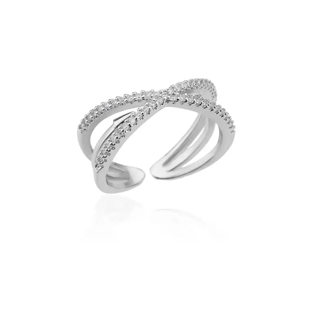 Zircon Geometric Open Rings