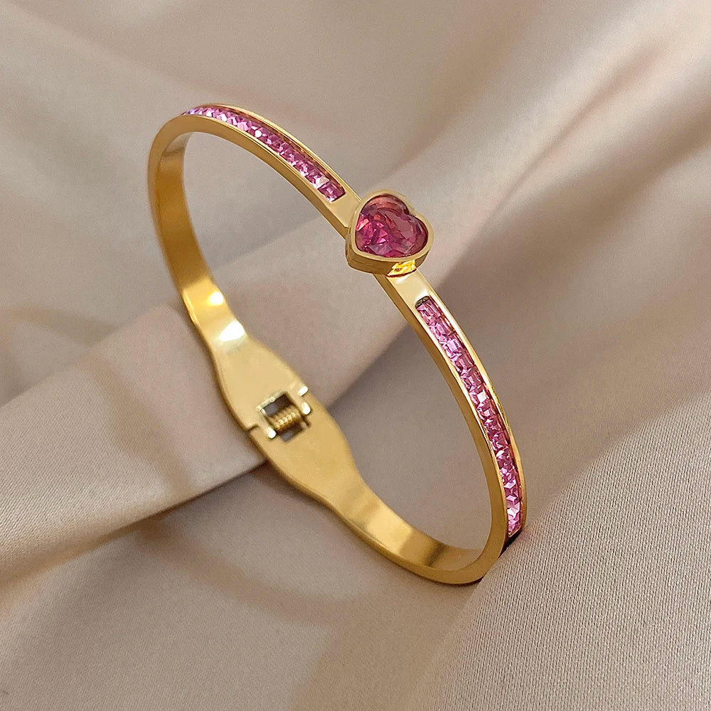 Rosé Amour Bangle Set