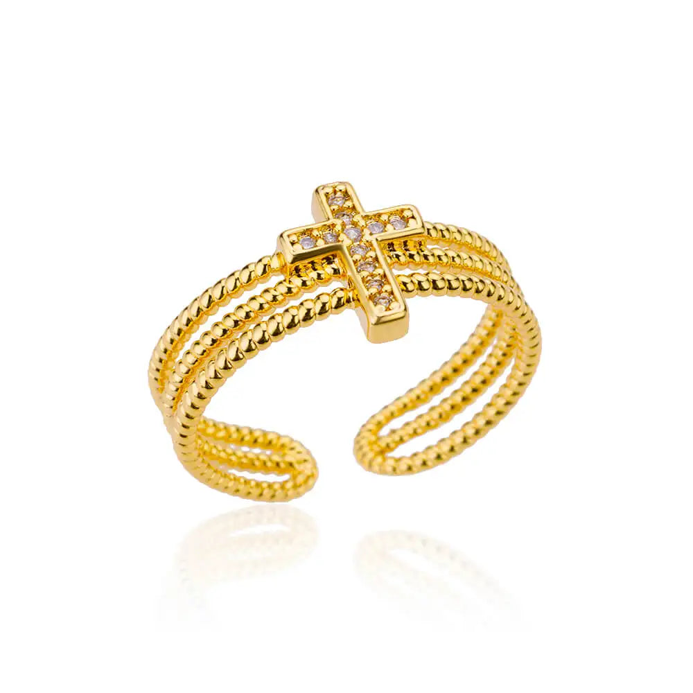 316L Gold Tone Statement Rings