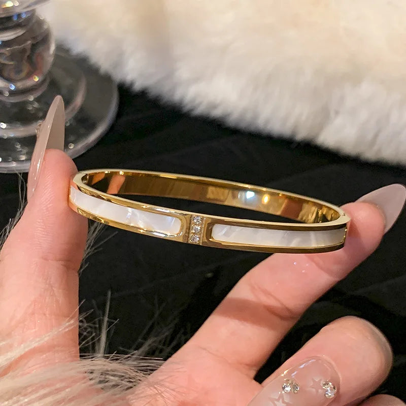 LuxeLine Titanium Bangle
