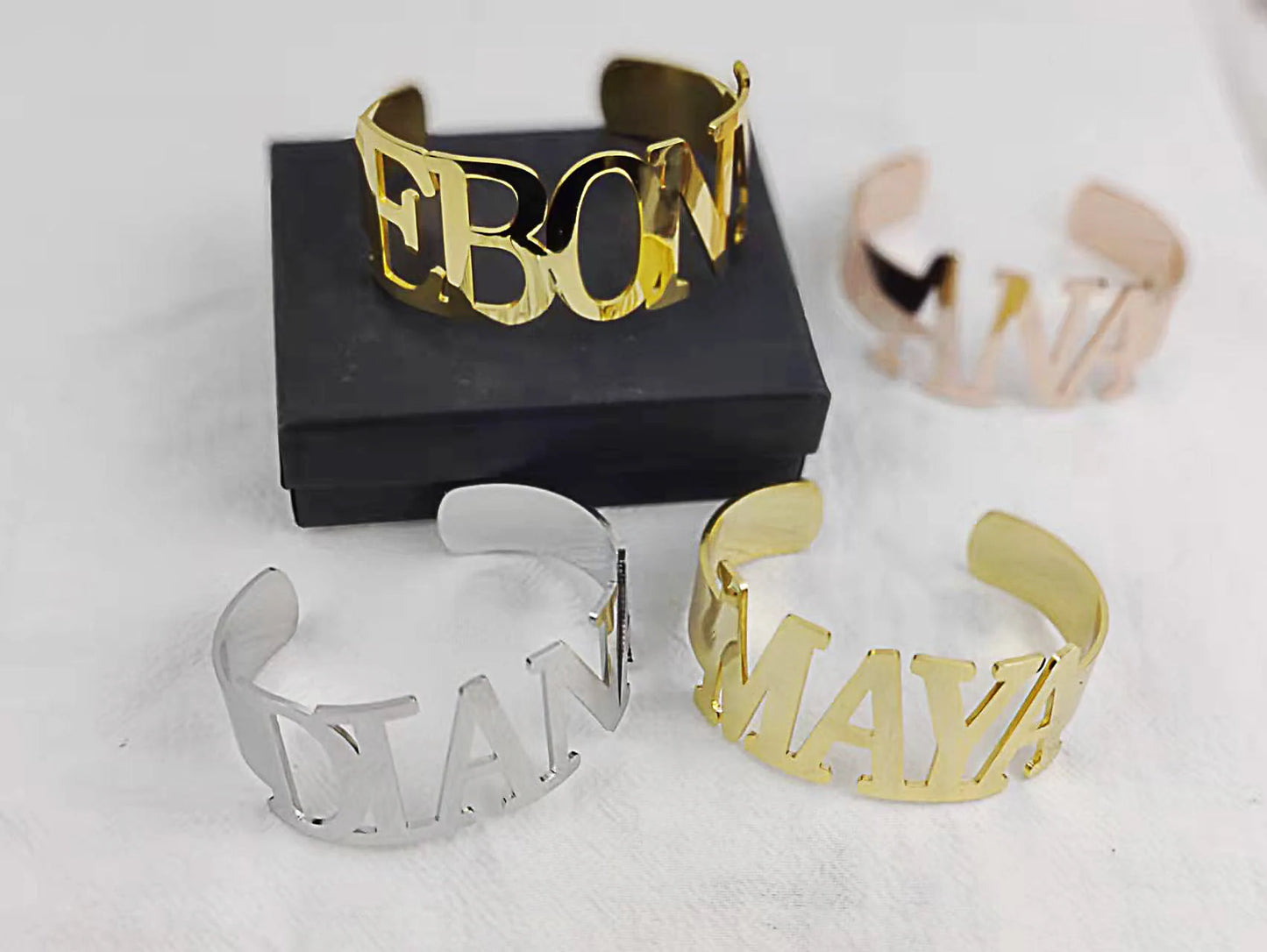 Custom Charm Name Bangle