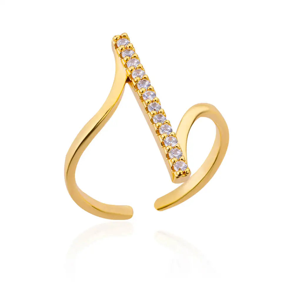 Zircon Geometric Open Rings
